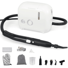 88059986 Powerful Steam Cleaner 1500W Steam Cleaning Machine for Car, Water Tank 900ml, Steam Pressure 3BAR14KPa suction, Dust Cup 0.6L